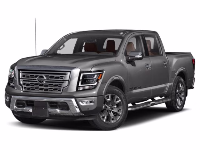 2022 Gun Metallic Nissan Titan Platinum Reserve 4X4 Truck
