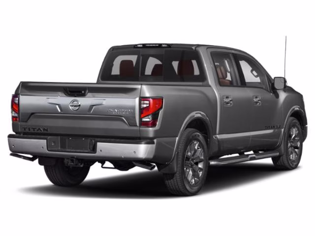 2022 Gun Metallic Nissan Titan Platinum Reserve 4X4 Truck