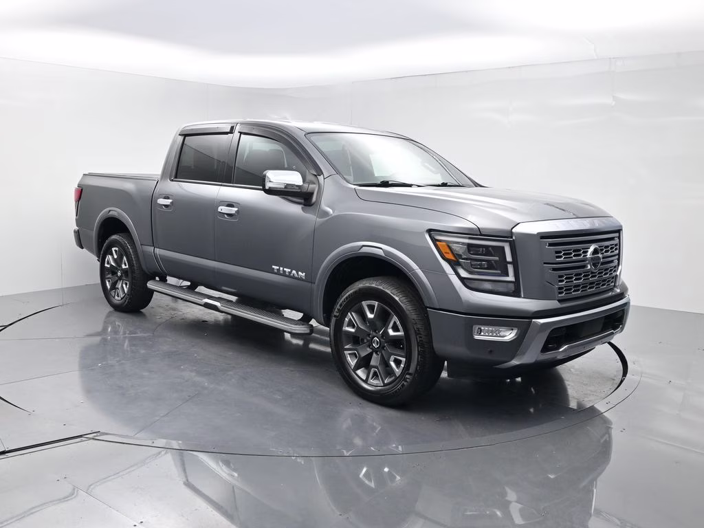 2022 Gun Metallic Nissan Titan Platinum Reserve 4X4 Truck