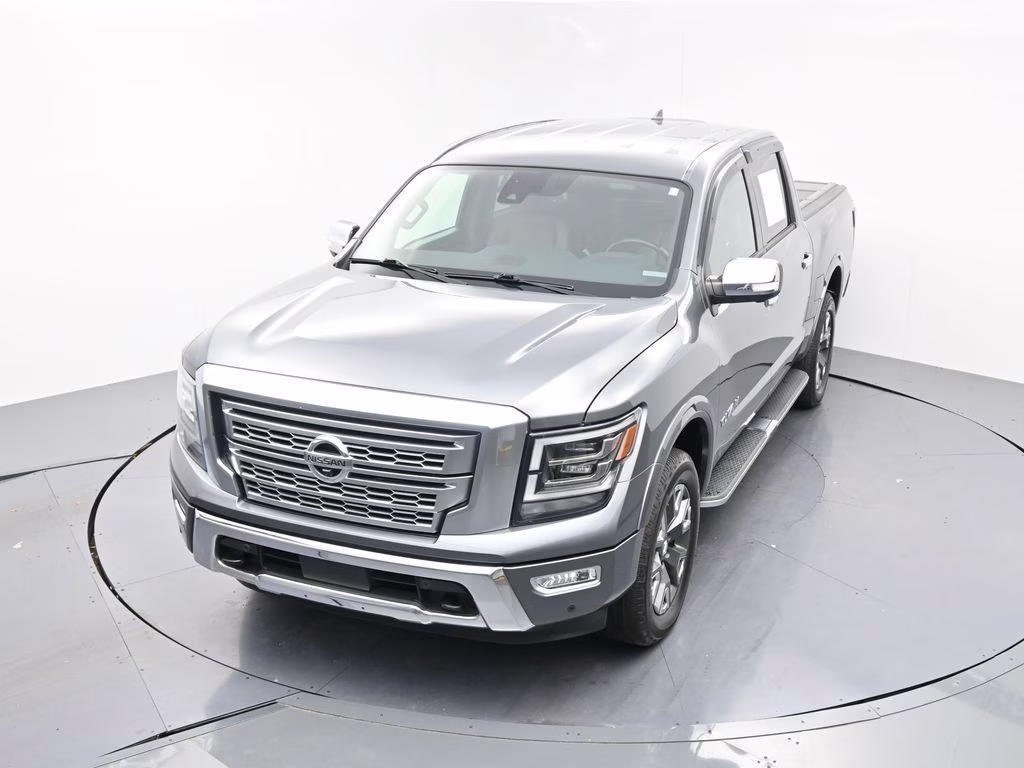 2022 Gun Metallic Nissan Titan Platinum Reserve 4X4 Truck