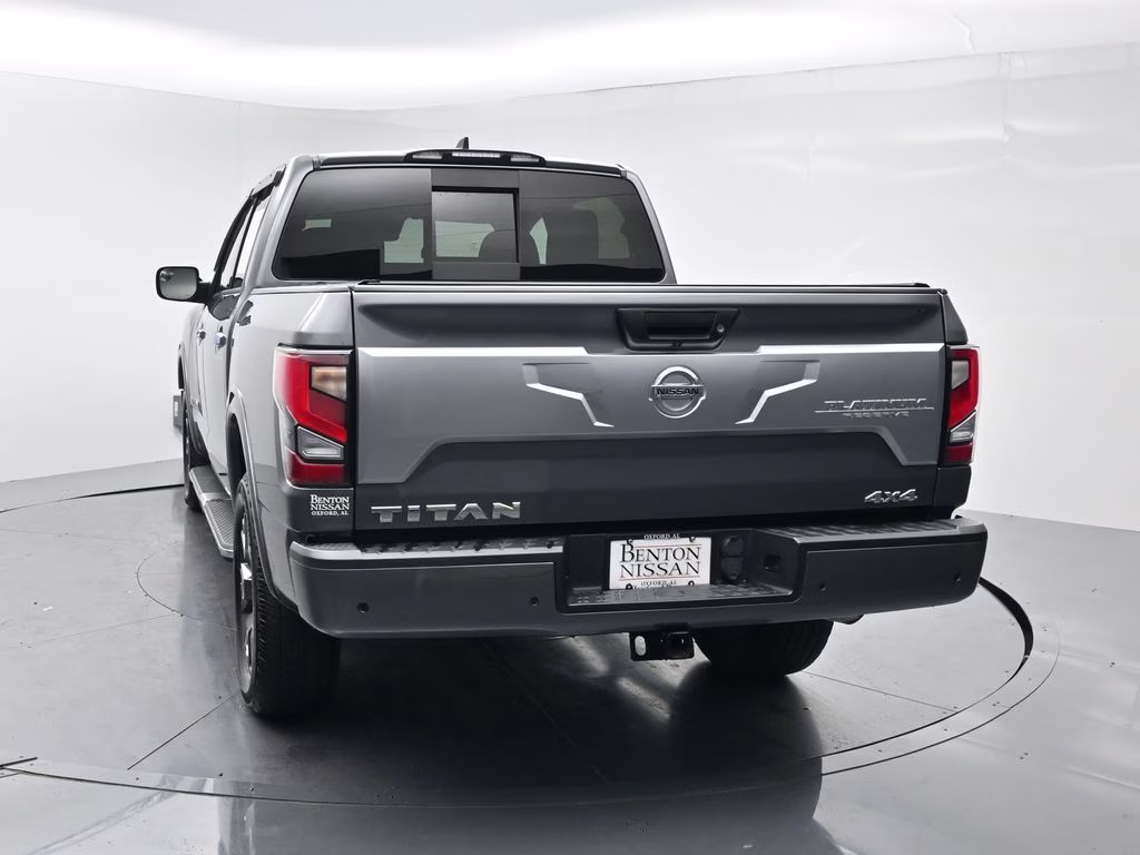 2022 Gun Metallic Nissan Titan Platinum Reserve 4X4 Truck