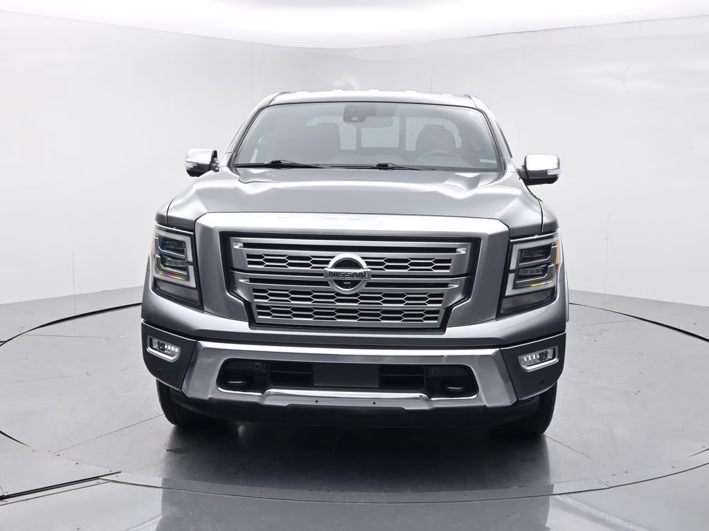 2022 Gun Metallic Nissan Titan Platinum Reserve 4X4 Truck