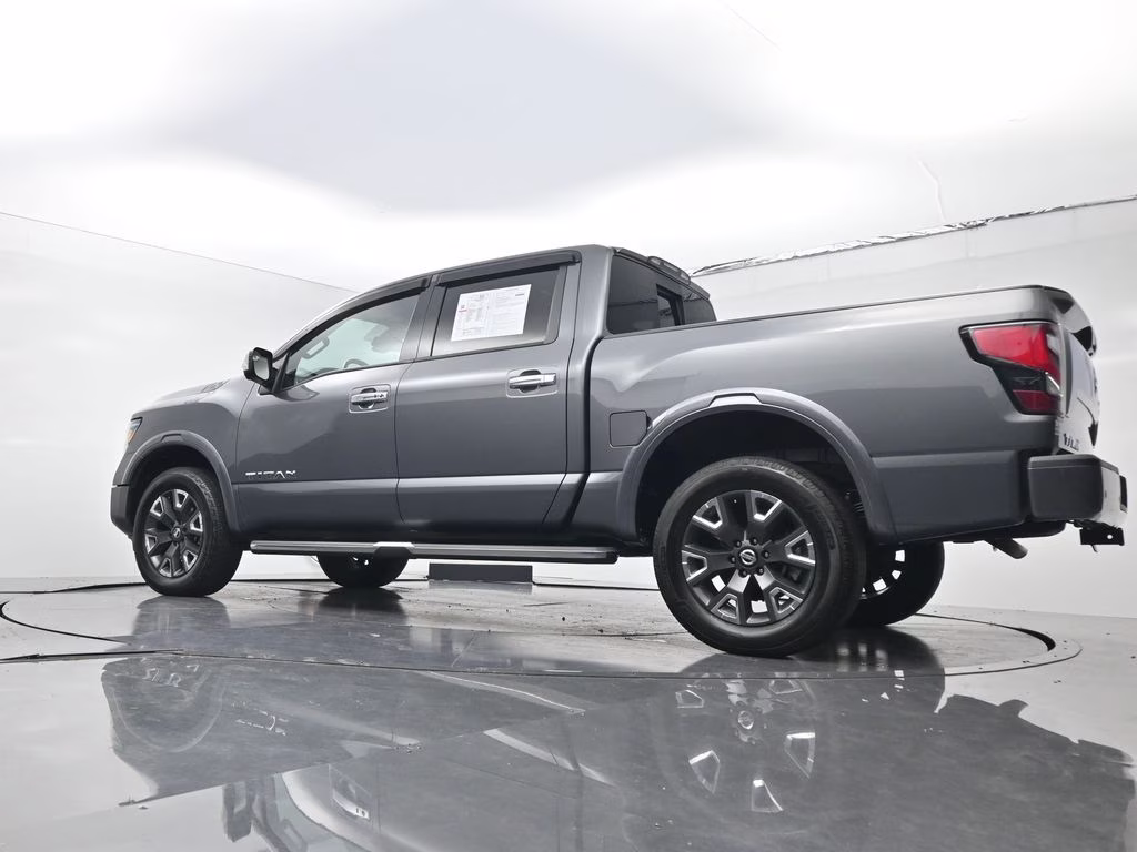 2022 Gun Metallic Nissan Titan Platinum Reserve 4X4 Truck