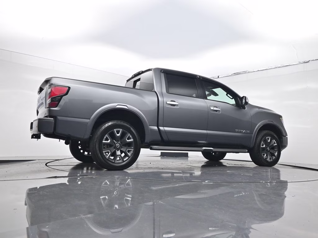 2022 Gun Metallic Nissan Titan Platinum Reserve 4X4 Truck