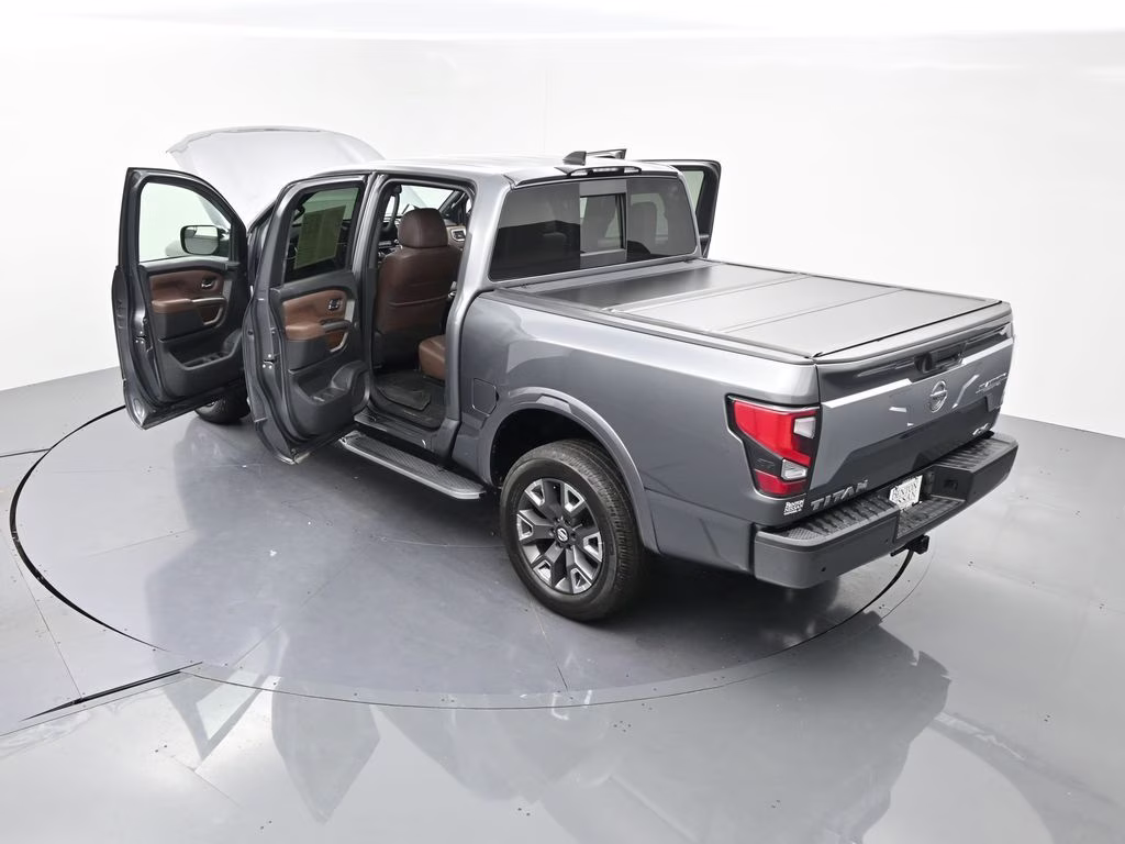 2022 Gun Metallic Nissan Titan Platinum Reserve 4X4 Truck