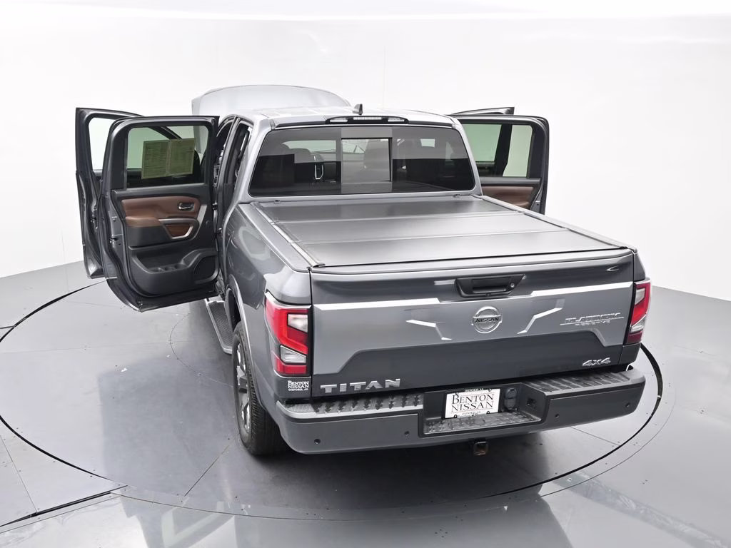 2022 Gun Metallic Nissan Titan Platinum Reserve 4X4 Truck
