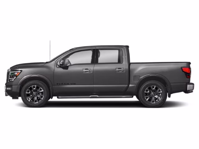 2022 Gun Metallic Nissan Titan Platinum Reserve 4X4 Truck