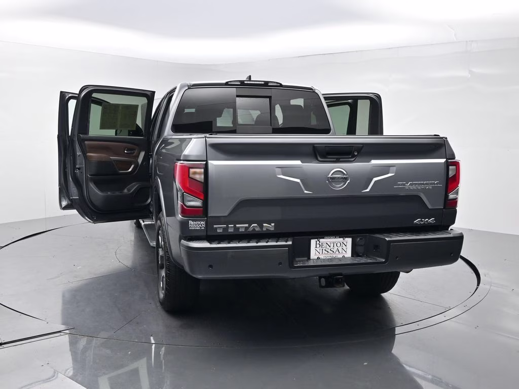 2022 Gun Metallic Nissan Titan Platinum Reserve 4X4 Truck