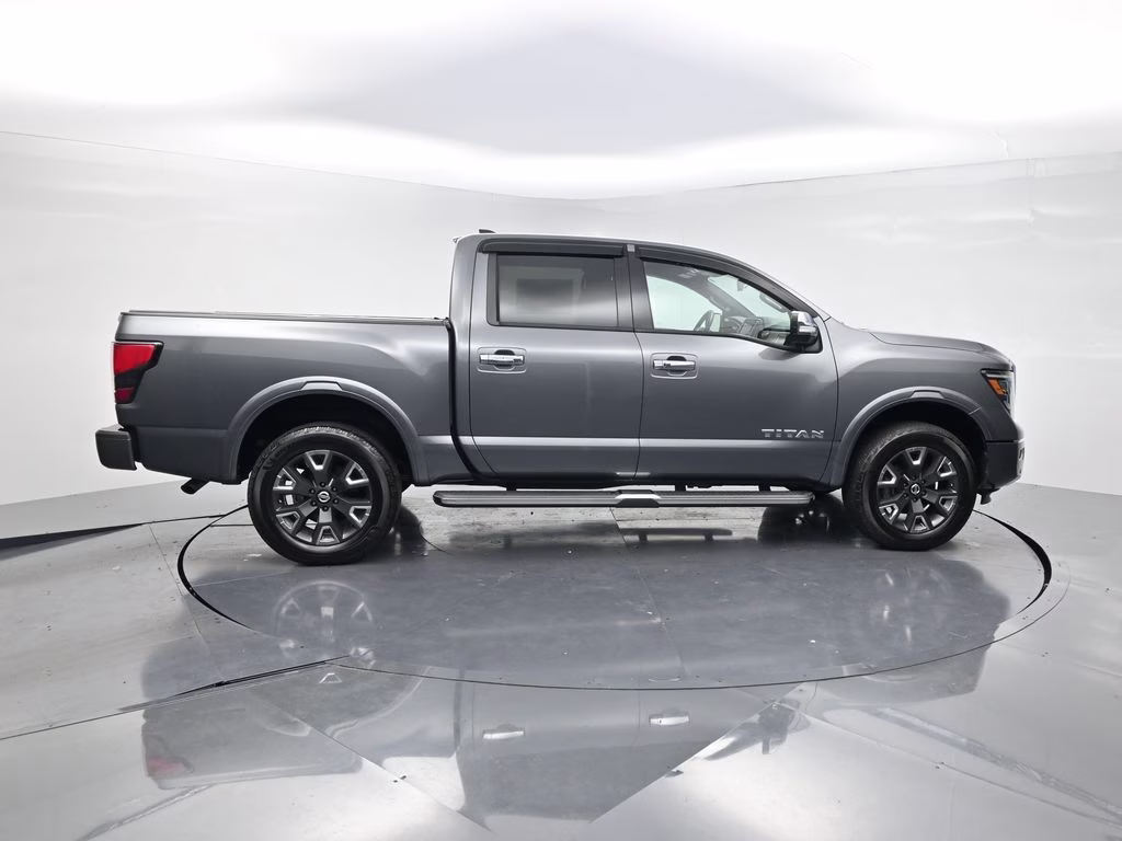 2022 Gun Metallic Nissan Titan Platinum Reserve 4X4 Truck