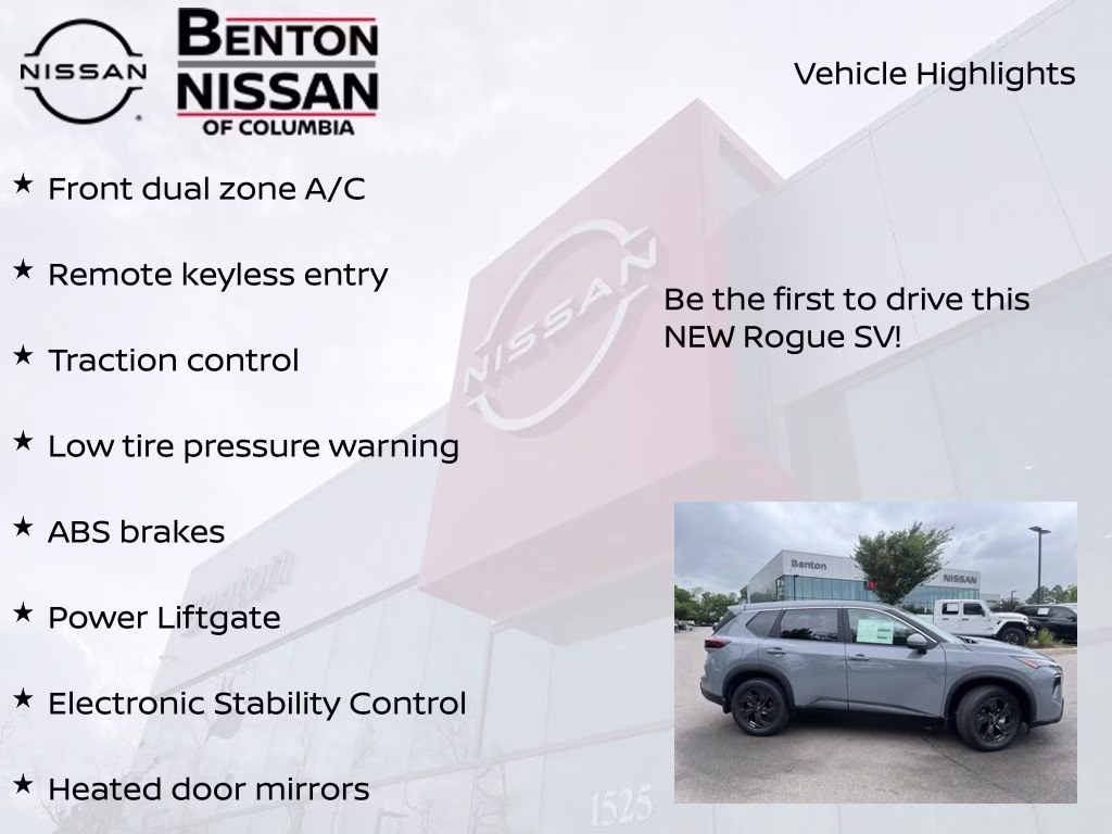 2026 Boulder Gray Pearl Nissan Rogue SV FWD SUV