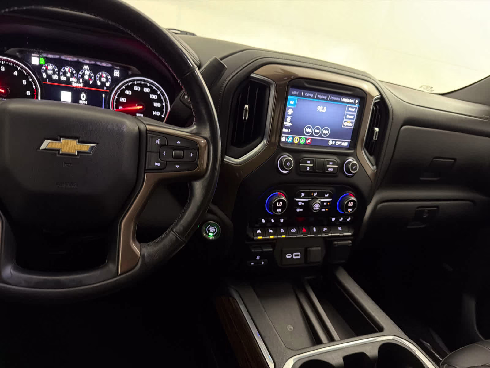 2021 Black Chevrolet Silverado 1500 High Country 4X4 Truck