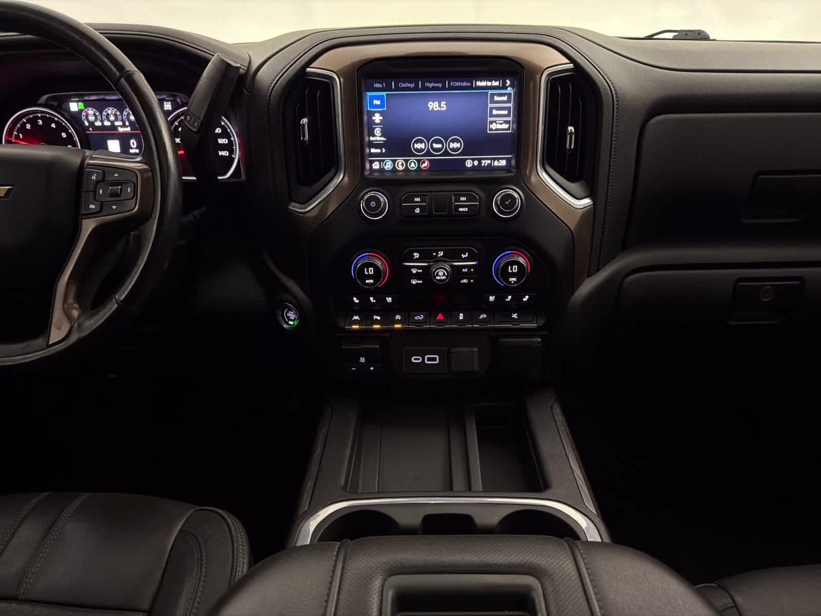 2021 Black Chevrolet Silverado 1500 High Country 4X4 Truck