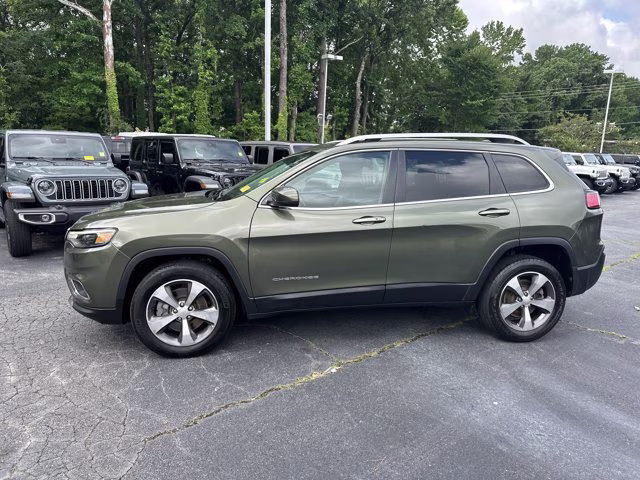 2020 Olive Green Pearlcoat Jeep Cherokee Limited 4X4 SUV
