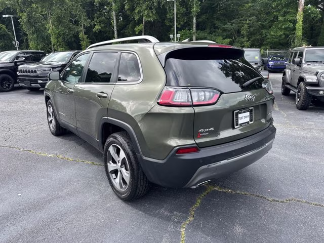 2020 Olive Green Pearlcoat Jeep Cherokee Limited 4X4 SUV