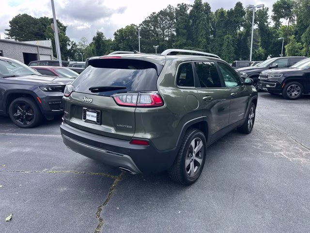 2020 Olive Green Pearlcoat Jeep Cherokee Limited 4X4 SUV