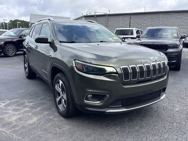 2020 Olive Green Pearlcoat Jeep Cherokee Limited 4X4 SUV