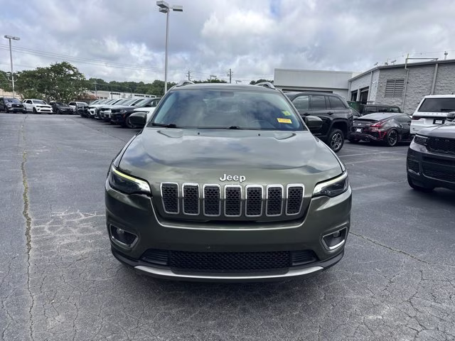 2020 Olive Green Pearlcoat Jeep Cherokee Limited 4X4 SUV