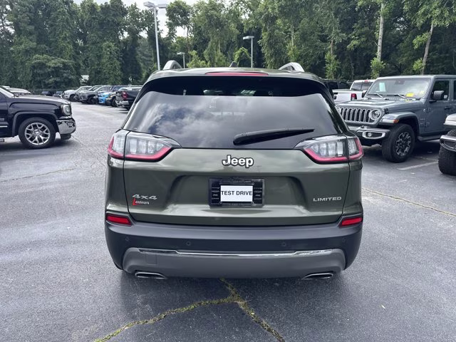 2020 Olive Green Pearlcoat Jeep Cherokee Limited 4X4 SUV