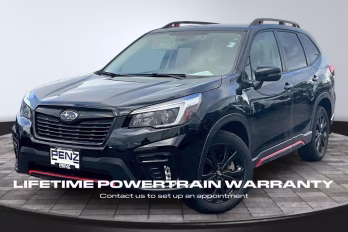 2021 Crystal Black Silica Subaru Forester Sport AWD SUV