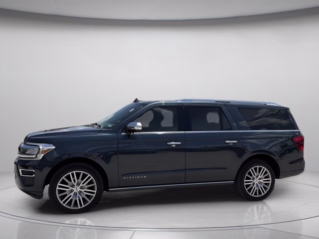2022 Blue Metallic Ford Expedition Max Platinum RWD SUV