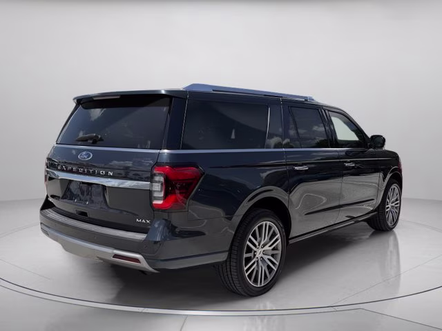 2022 Blue Metallic Ford Expedition Max Platinum RWD SUV