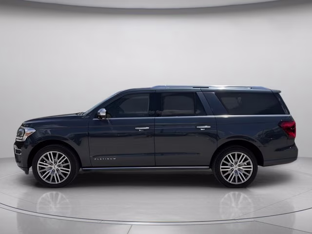 2022 Blue Metallic Ford Expedition Max Platinum RWD SUV