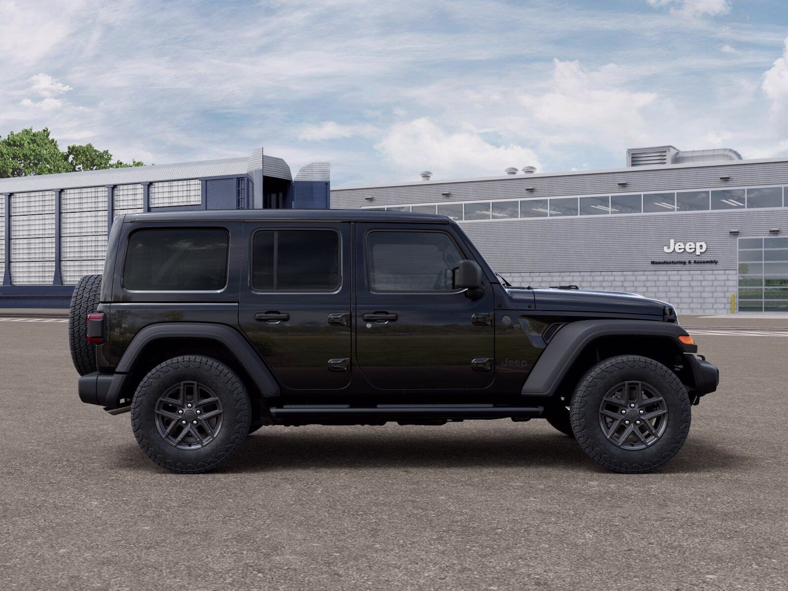 2026 Black Clear Coat Jeep Wrangler Wrangler 4-door Sport S 4-door