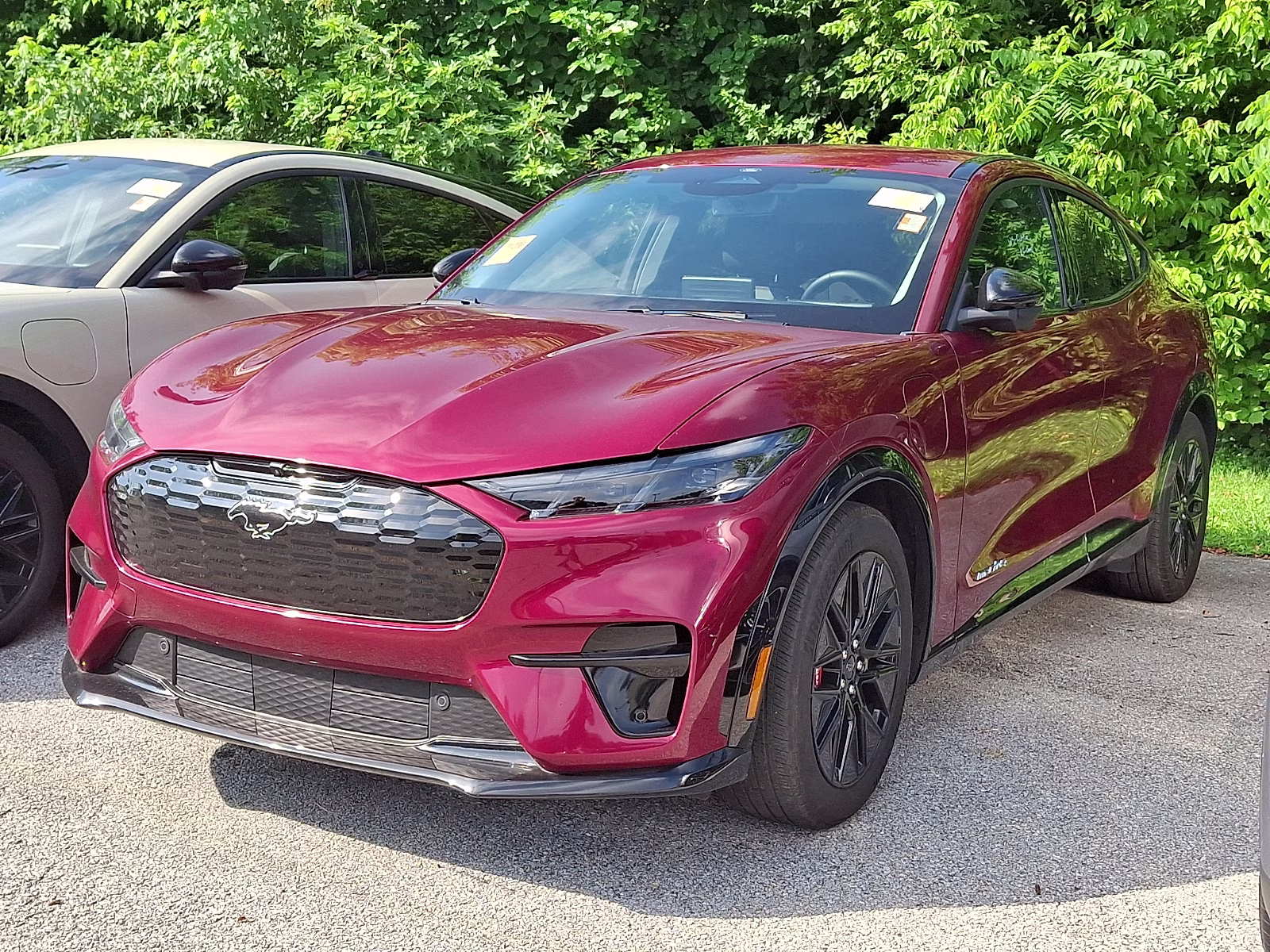 2025 Magenta Ford Mustang Mach-E Premium AWD