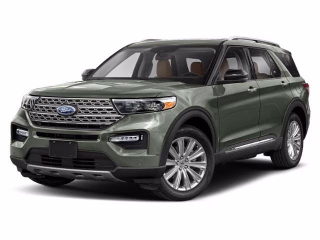 2023 GREEN Ford Explorer LIMITED 4WD 4X4