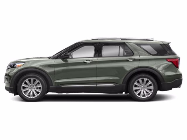 2023 Forged Green Ford Explorer LIMITED 4WD 4X4