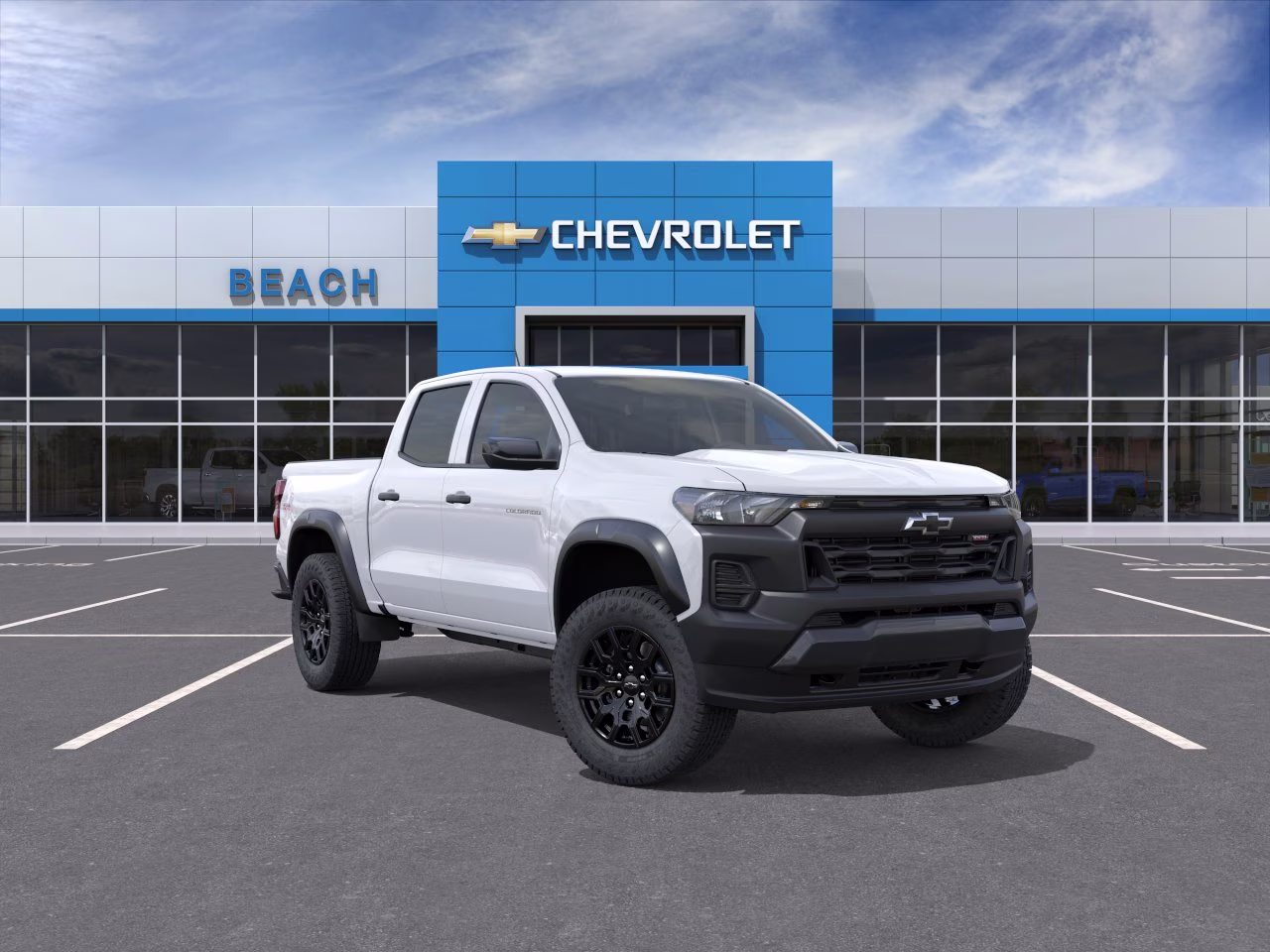 2026 Summit White Chevrolet Colorado Trail Boss 4X4 Truck