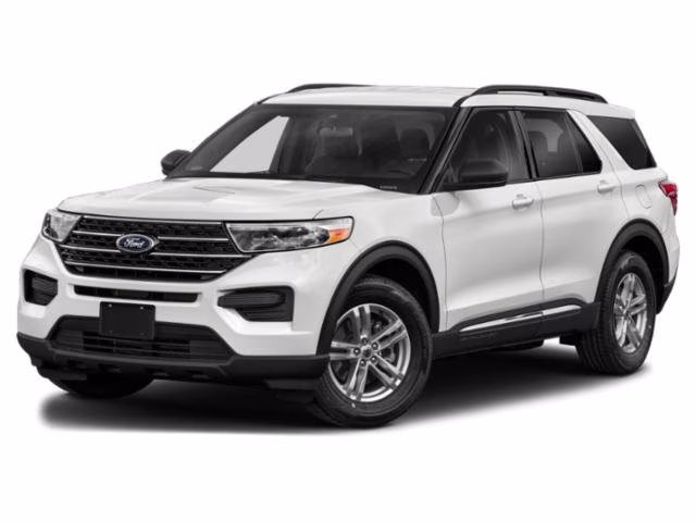 2020 Blue Ford Explorer XLT RWD SUV