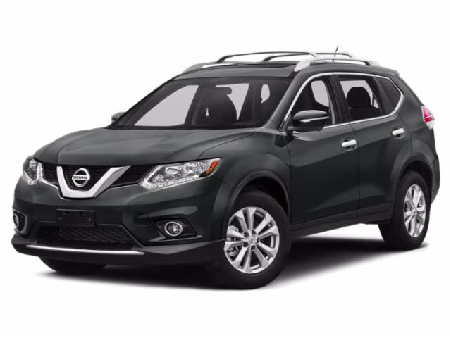 2015 Gun Metallic Nissan Rogue SL AWD SUV