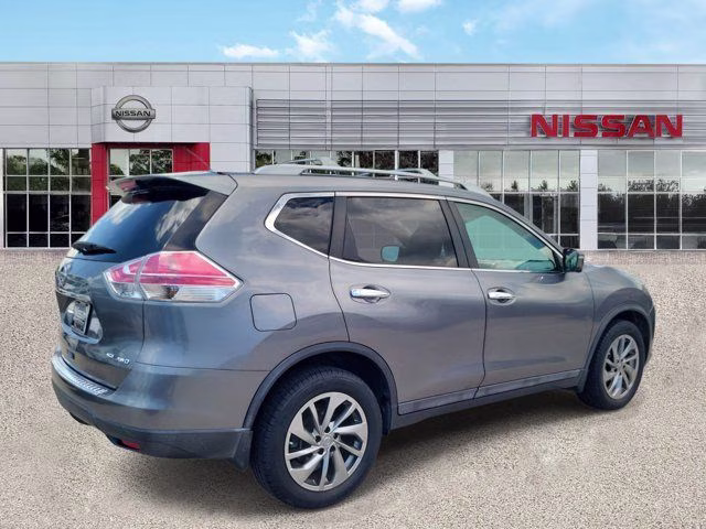 2015 Gun Metallic Nissan Rogue SL AWD SUV