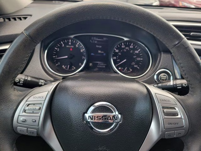 2015 Gun Metallic Nissan Rogue SL AWD SUV