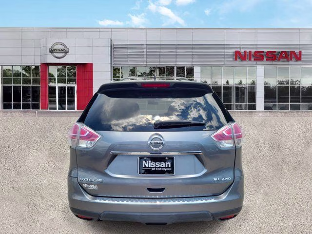 2015 Gun Metallic Nissan Rogue SL AWD SUV