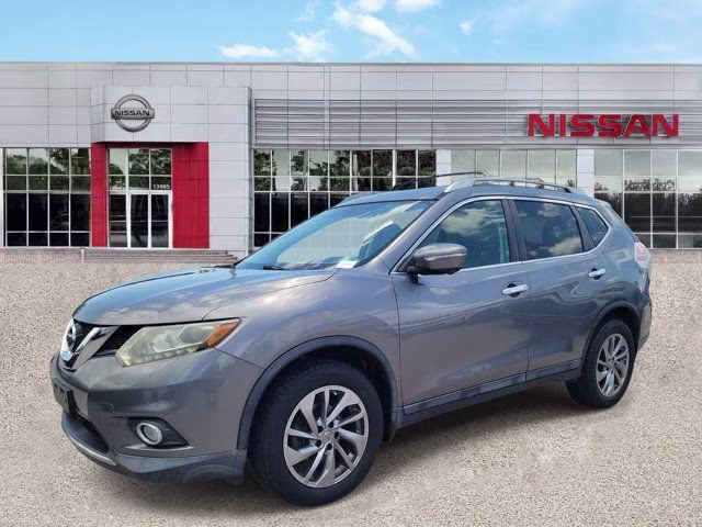 2015 Gun Metallic Nissan Rogue SL AWD SUV