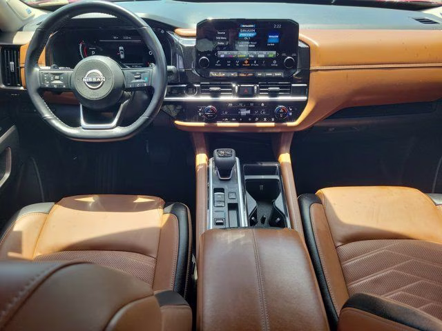 2025 Scarlet Ember Tintcoat Nissan Pathfinder Platinum FWD SUV