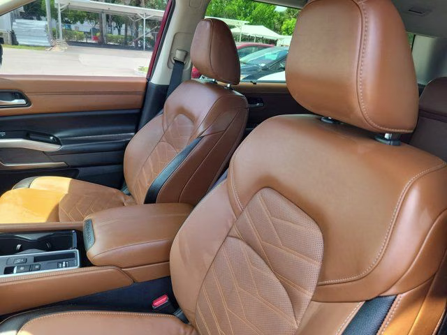 2025 Scarlet Ember Tintcoat Nissan Pathfinder Platinum FWD SUV