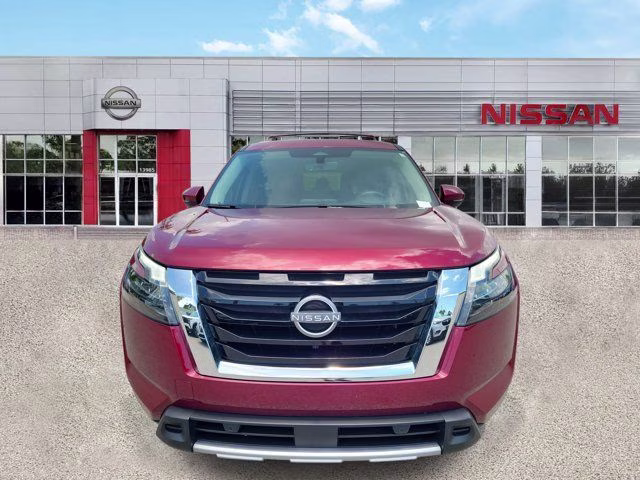 2025 Scarlet Ember Tintcoat Nissan Pathfinder Platinum FWD SUV