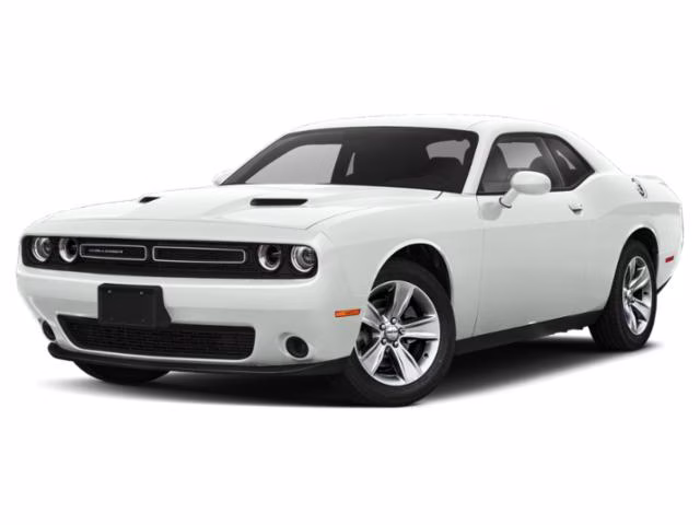 2021 White Dodge Challenger SXT RWD Coupe