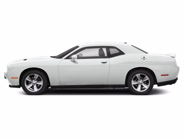 2021 White Dodge Challenger SXT RWD Coupe