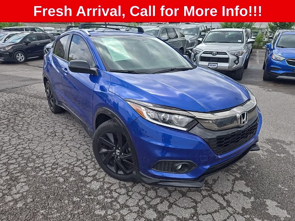 2022 Aegean Blue Metallic Honda HR-V Sport FWD SUV