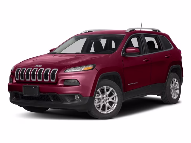 2016 Deep Cherry Red Crystal Pearlcoat Jeep Cherokee Latitude 4X4 SUV