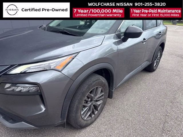 2023 Gun Metallic Nissan Rogue S FWD SUV