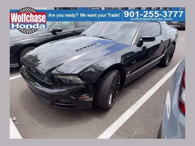 2014 Black Ford Mustang GT Premium RWD Coupe