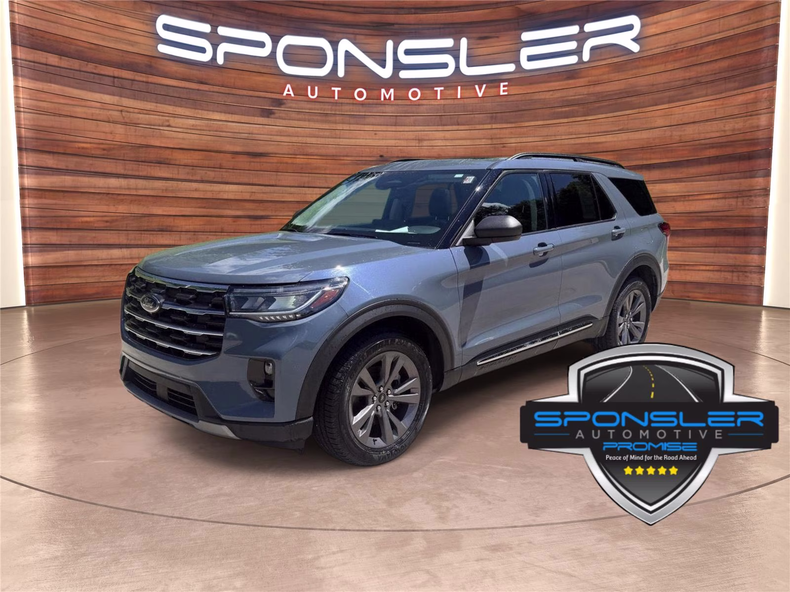 2025 Vapor Blue Ford Explorer Active 4X4 SUV