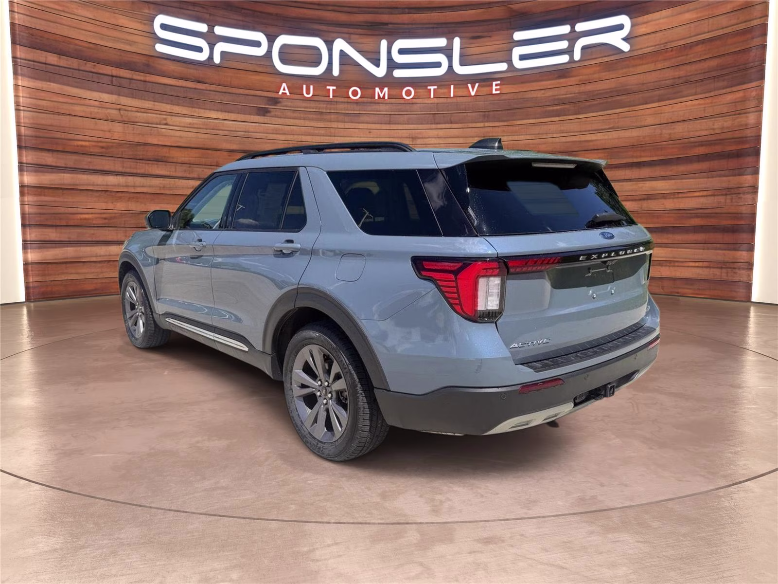 2025 Vapor Blue Ford Explorer Active 4X4 SUV