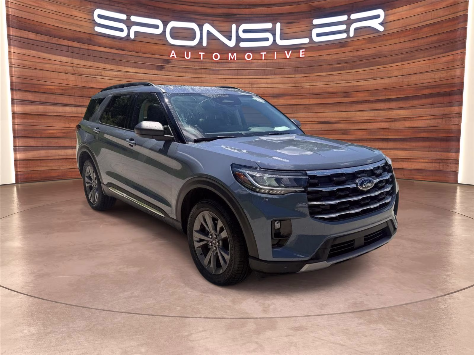 2025 Vapor Blue Ford Explorer Active 4X4 SUV