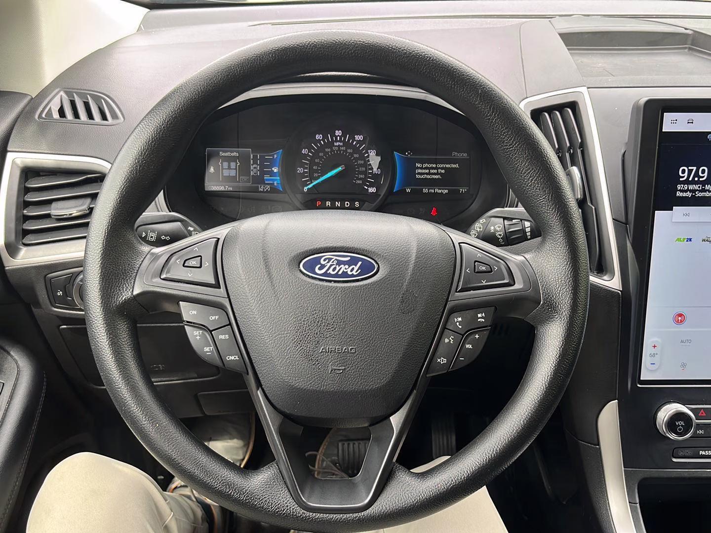 2024 Stone Blue Ford Edge SE AWD SUV
